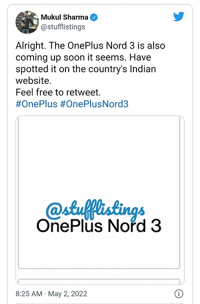 نام وان پلاس Nord 3 