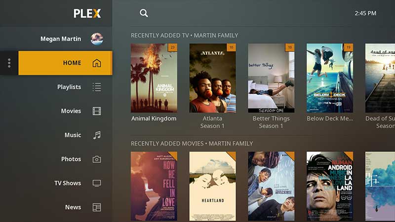 برنامه Plex