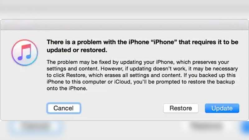 بازیابی آیفون با استفاده از iTunes