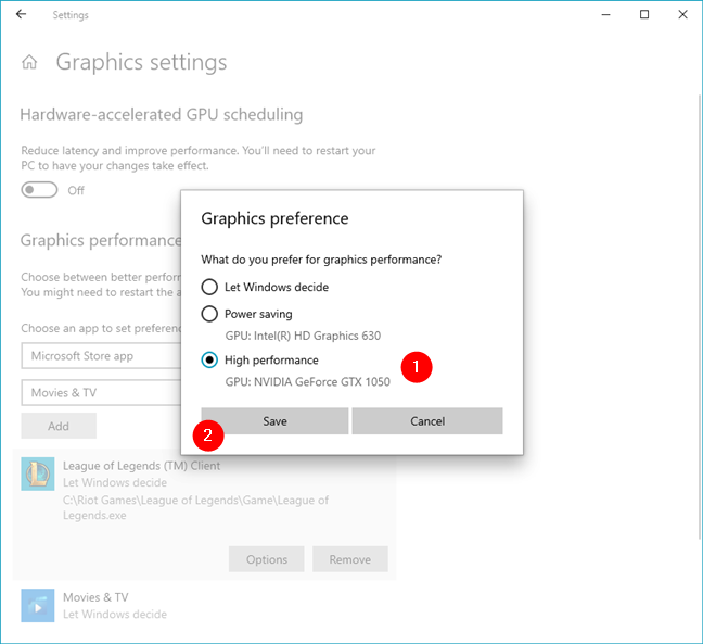 سوئیچ کارت گرافیک لپ تاپ به Geforce Nvidia در ویندوز 