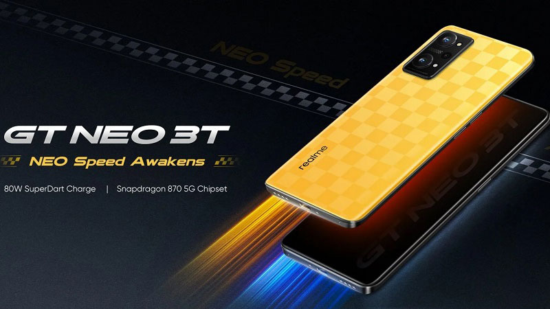 ریلمی GT Neo 3T با پردازنده اسنپدراگون 870 معرفی شد
