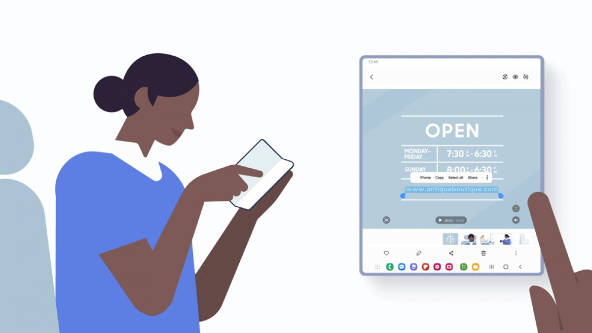خارج کردن متن از عکس در One UI 5