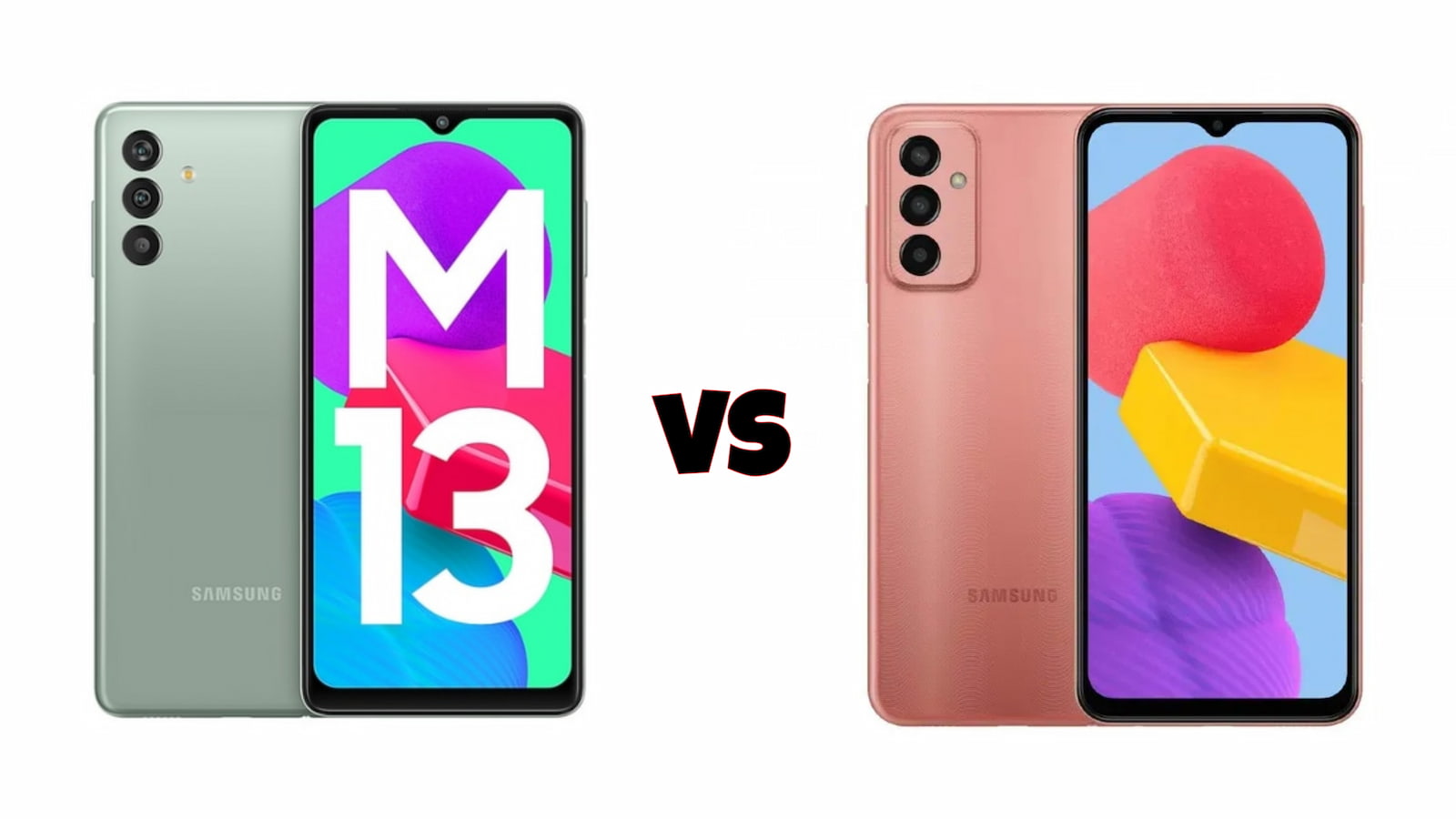 مقایسه گوشی M13 با F13 سامسونگ