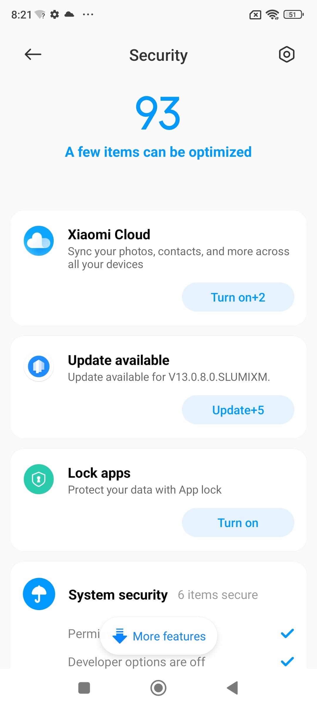 Security Application Poco M5