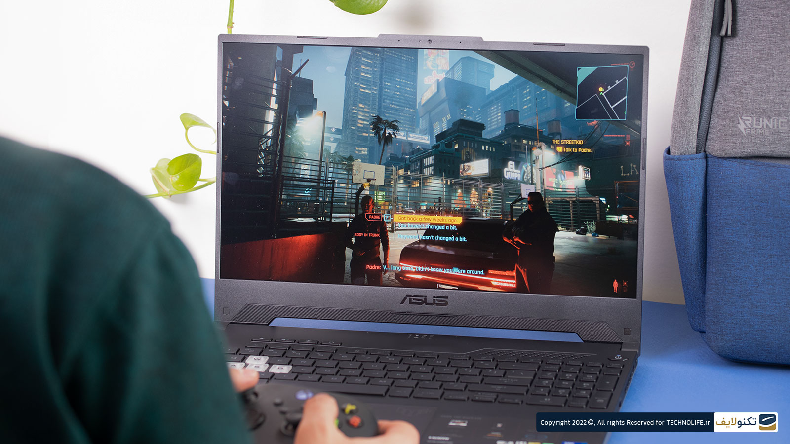 تست گیمینگ لپ تاپ tuf gaming f15 FX517ZR