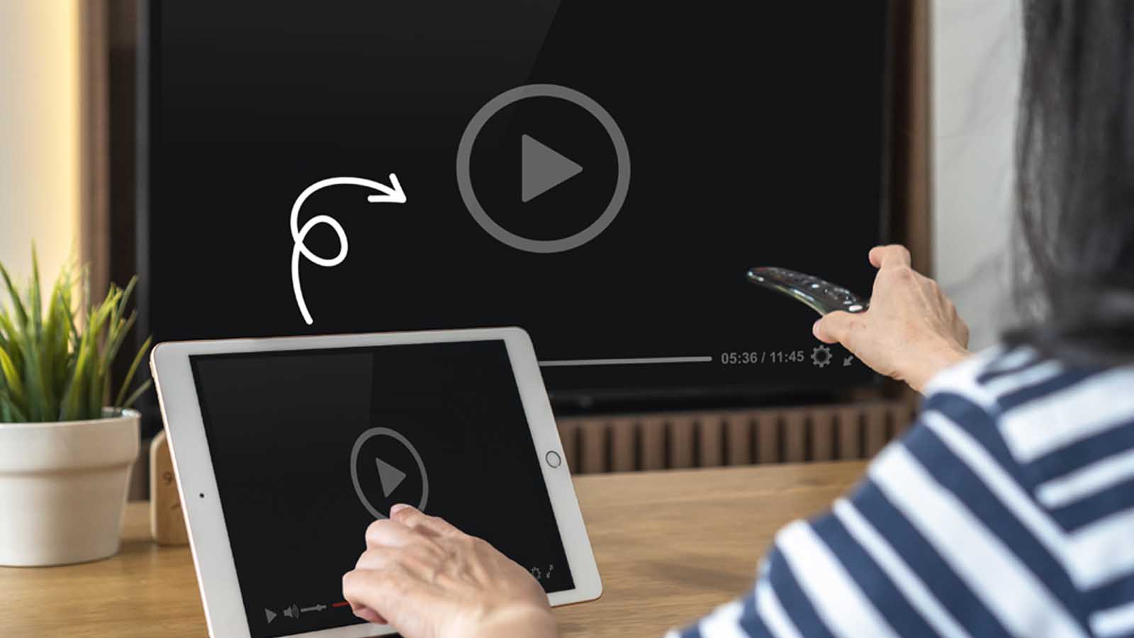 آموزش اتصال تبلت به تلویزیون