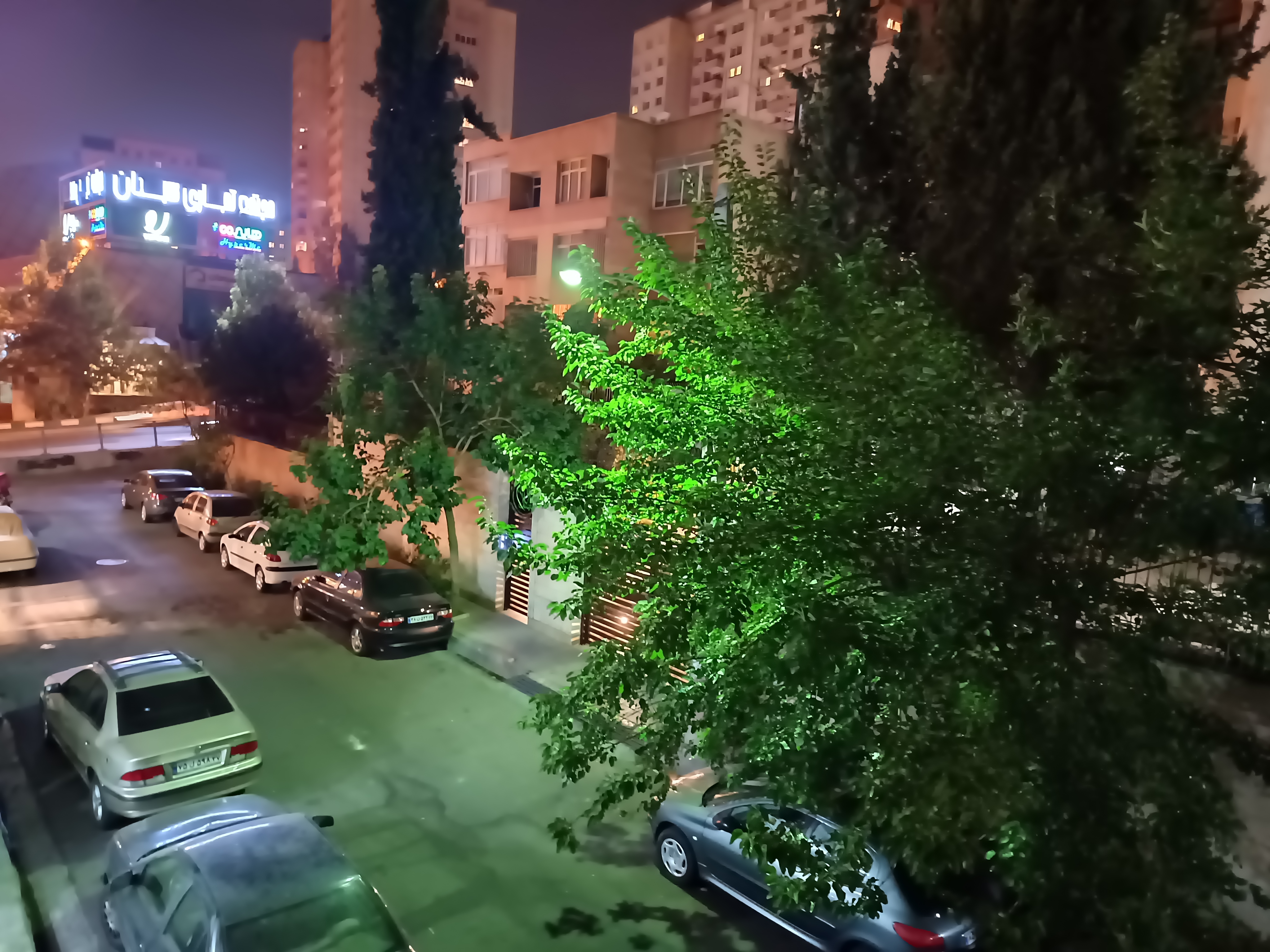 عکس با نایت مود دوربین گوشی داریا باند