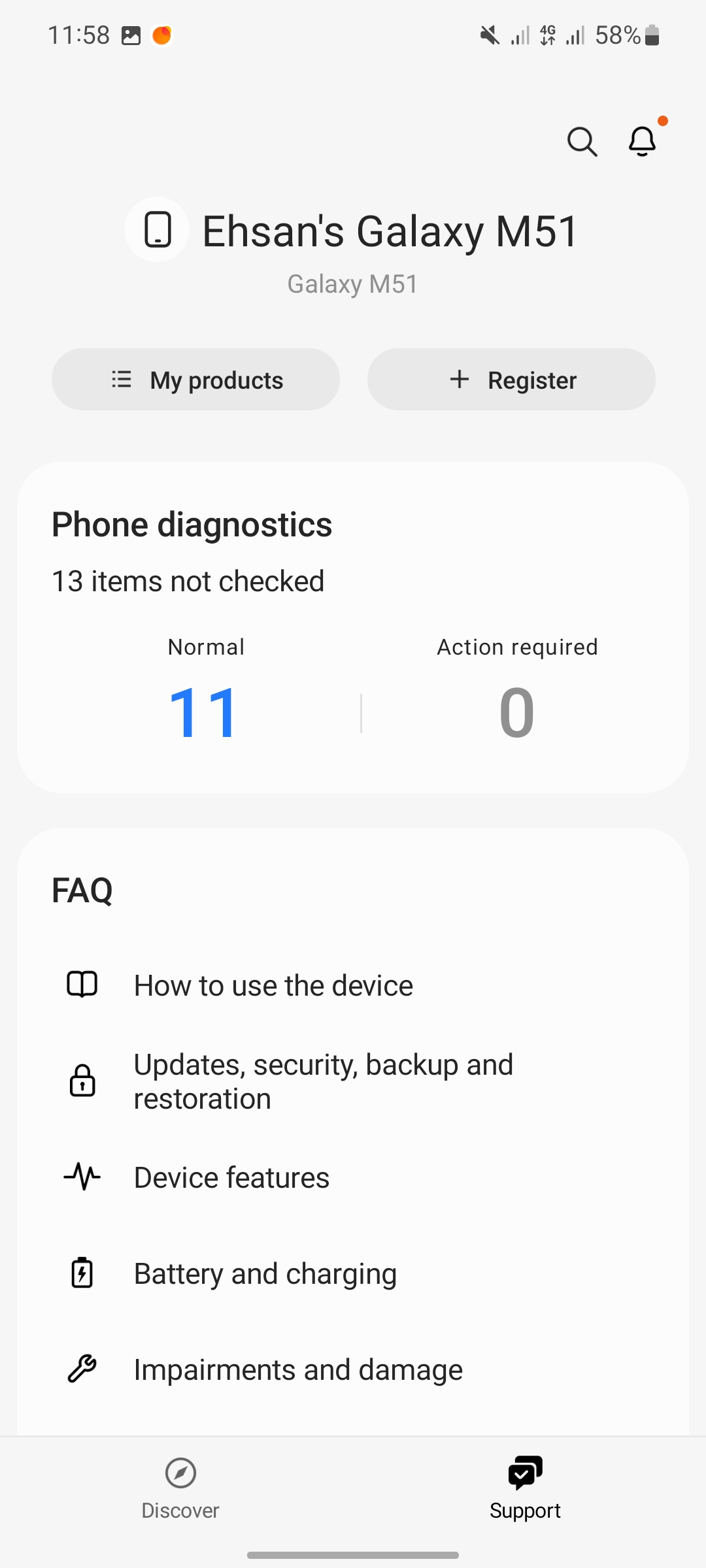 Samsung battery health