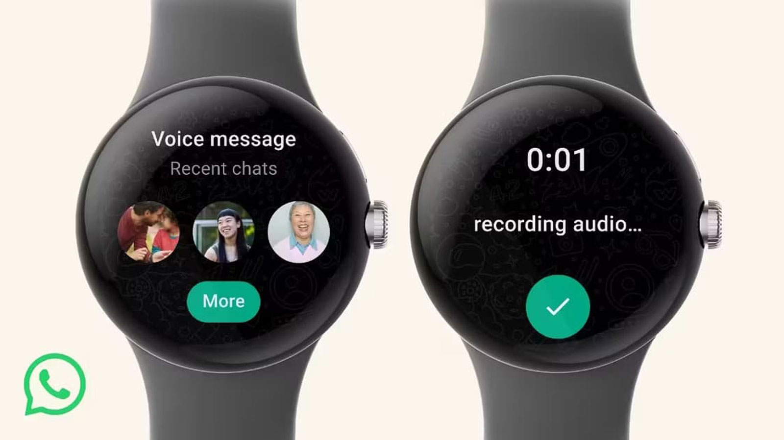 واتساپ برای ساعت‌های هوشمند Wear OS منتشر شد + لینک دانلود