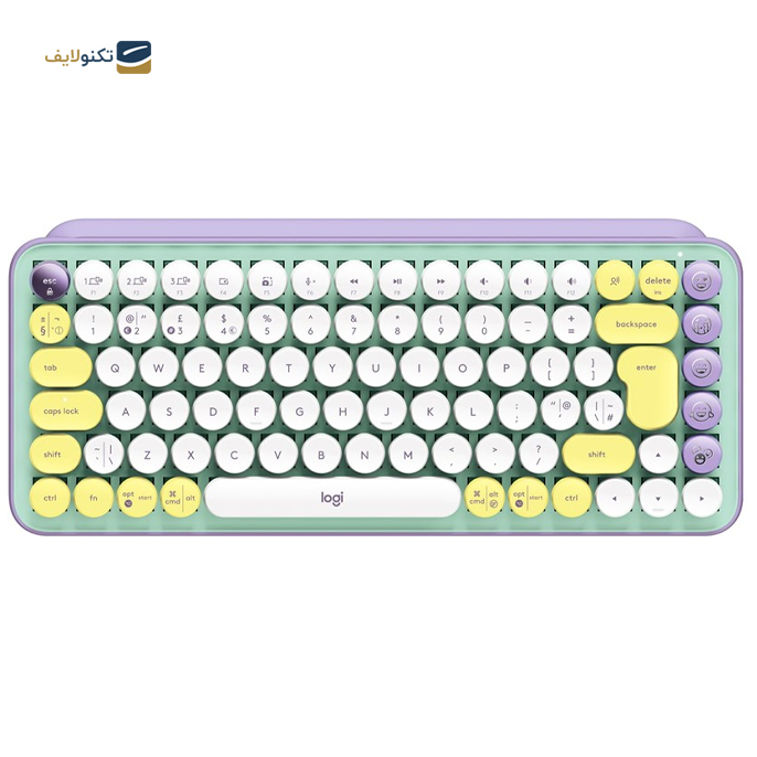 کیبورد مکانیکال لاجیتک مدل POP KEYS with Emoji Keys