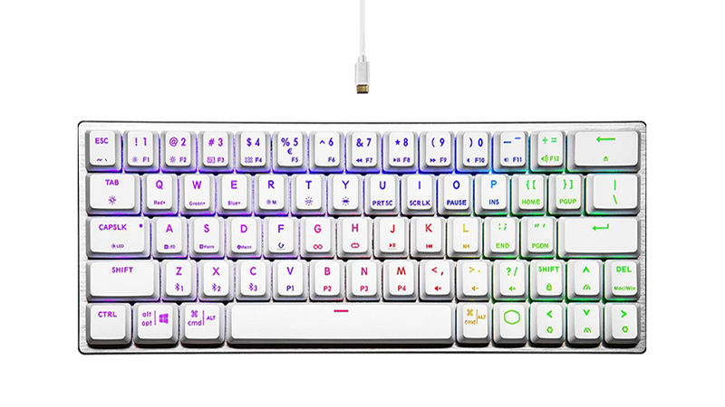 کیبورد گیمینگ کولر مستر مدل SK622 White