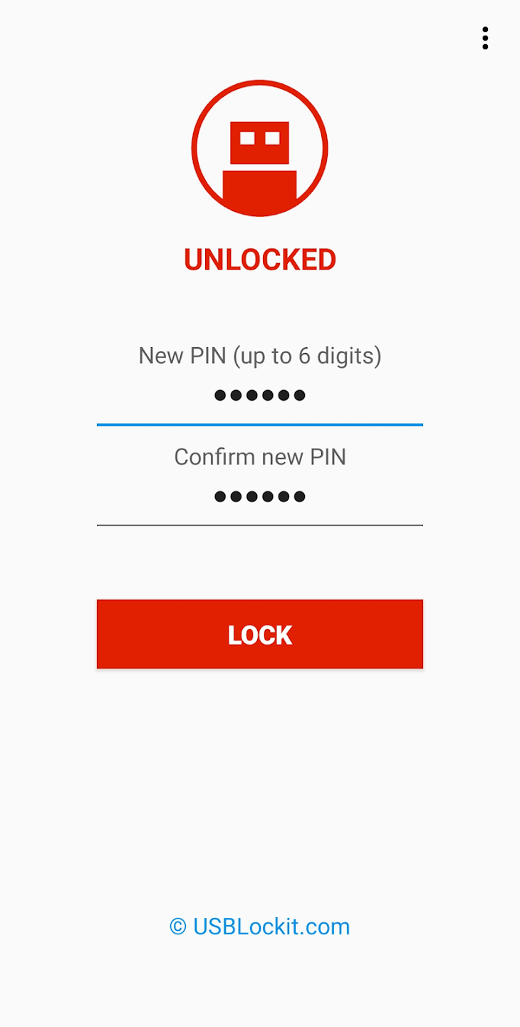 قفل گذاشتن روی فلش