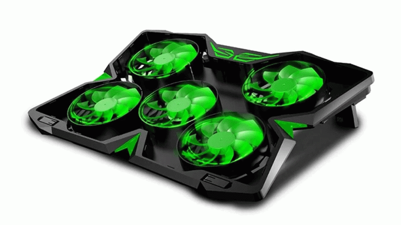پایه خنک کننده لپ تاپ کول کلد K25s با 5 فن، بهترین هدیه شب یلدا برای دانش آموزان