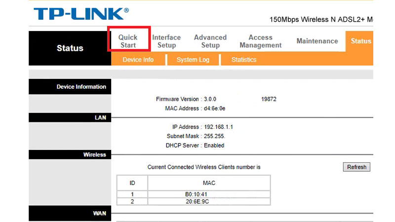 تغییر رمز مودم tp-link