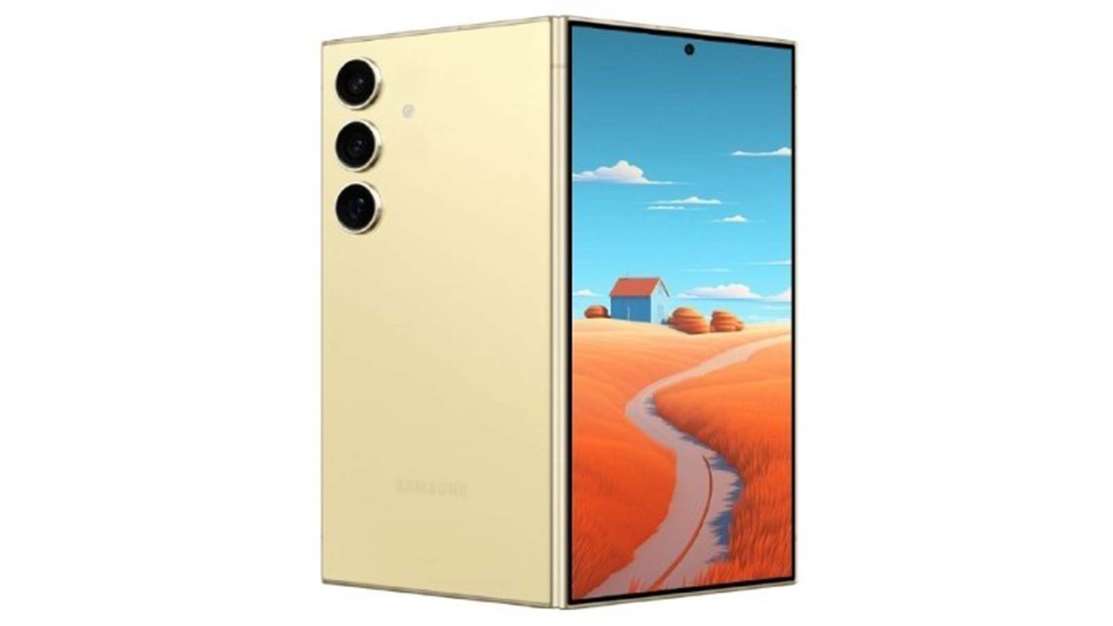 نسبت تصویر نمایشگر بیرونی galaxy z fold slim مشابه galaxy s24 ultra خواهد بود!