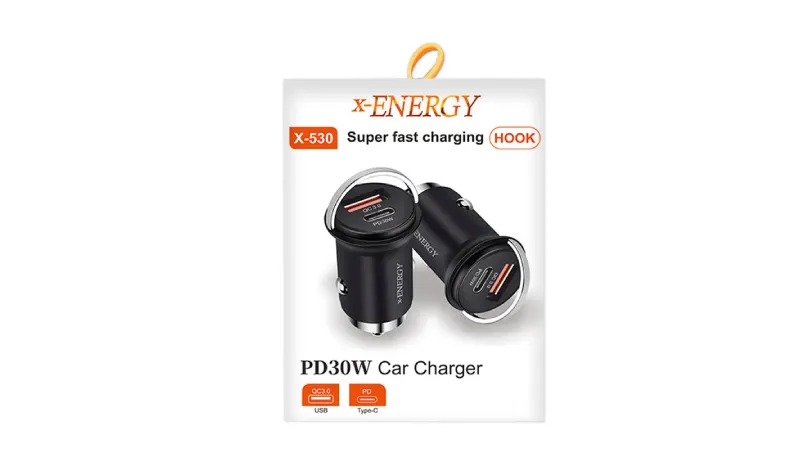 شارژر فندکی ایکس انرژی مدل X530 توان 30 وات