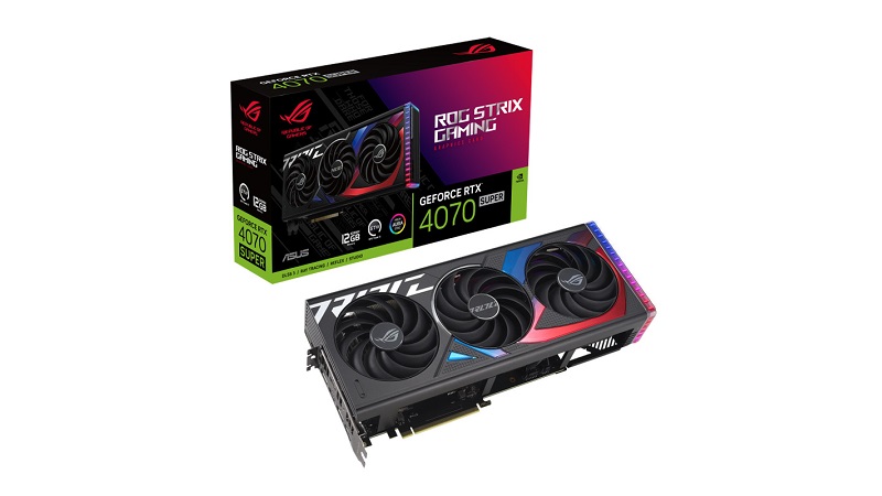 کارت گرافیک ایسوس مدل ROG Strix GeForce RTX 4070 SUPER 12GB GDDR6X OC Edition