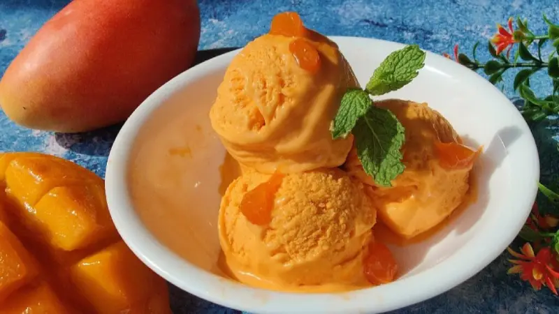 طرز تهیه بستنی انبه در منزل