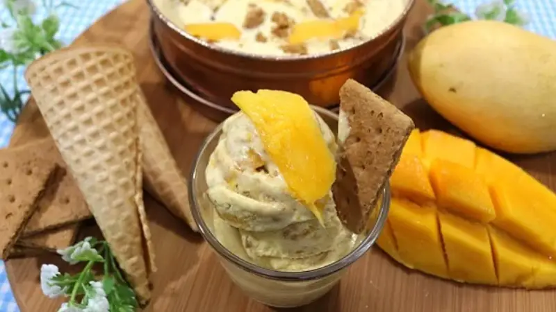 طرز تهیه بستنی انبه ای