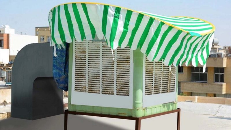 سایبان مناسب کولر آبی