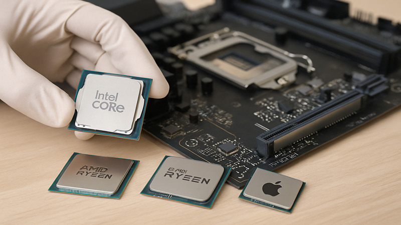 راهنمای شناخت انواع پردازنده (CPU)