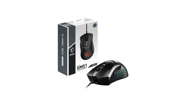 ماوس گیمینگ ام اس آی مدل Clutch GM51 Lightweight