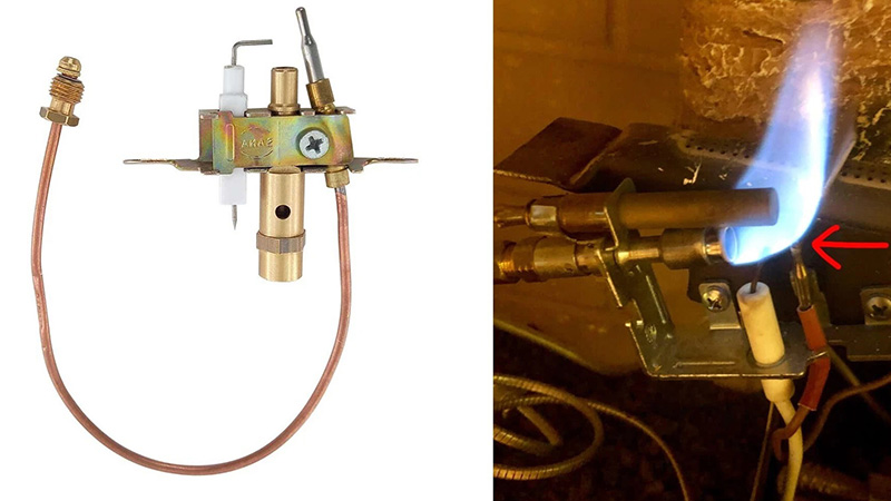 نشت گاز از شمعک بخاری