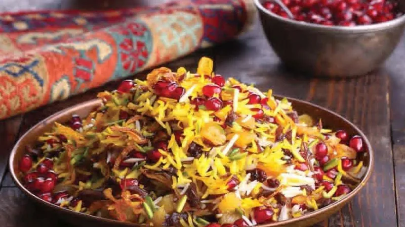 انار پلو مجلسی