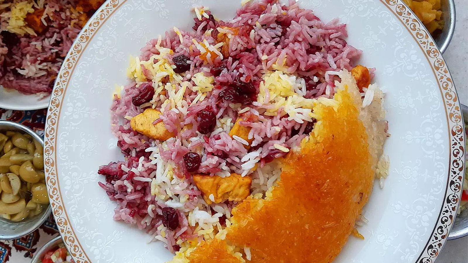 طرز تهیه آلبالو پلو ساده