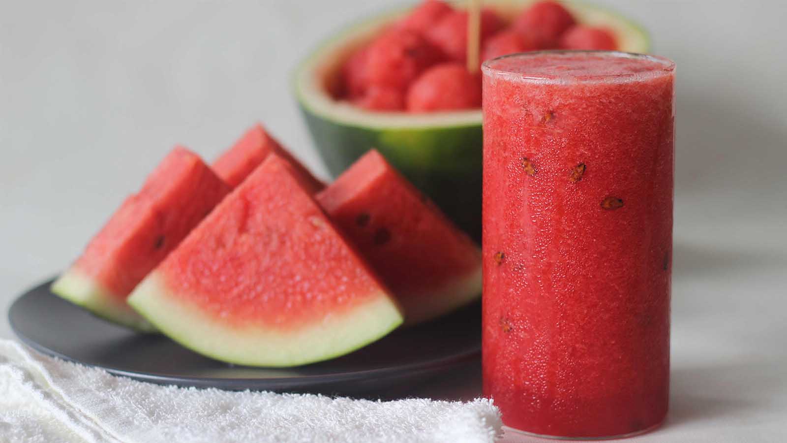 طرز تهیه اسموتی هندوانه به شکل های مختلف 🍉