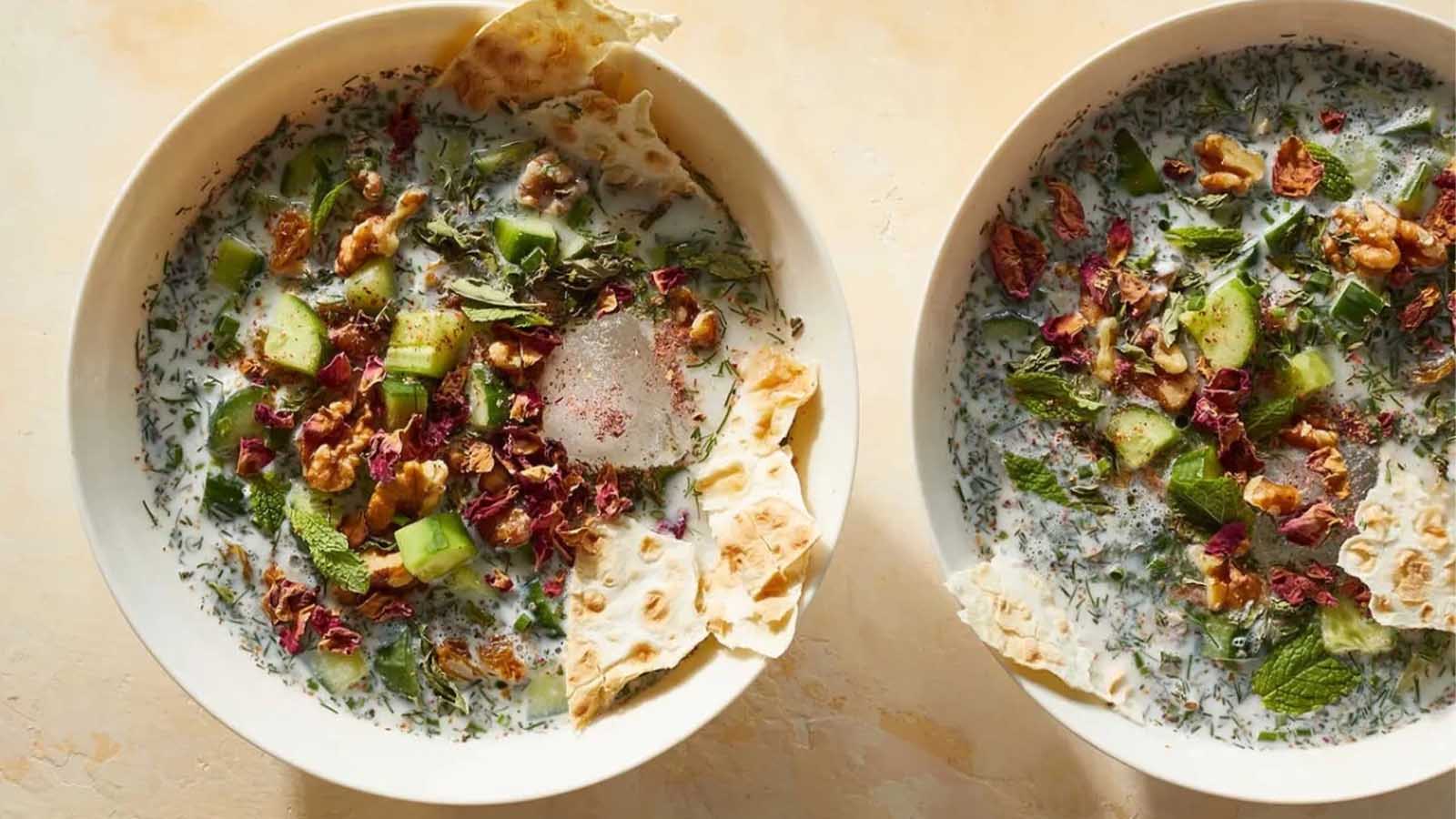 طرز تهیه آبدوغ خیار؛ هم ساده و هم مجلسی